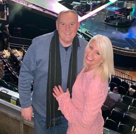 Patty Harken with her husband, Michael Reghi Harken arrived at the Elton John's music concert. What does Harken's husband do for a living?